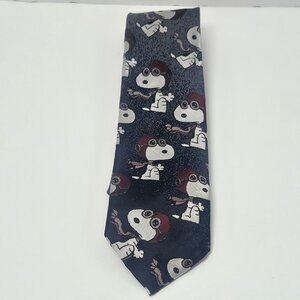 Men's Vintage Cervantes Snoopy Flying Ace Takes To The Skies Tie -